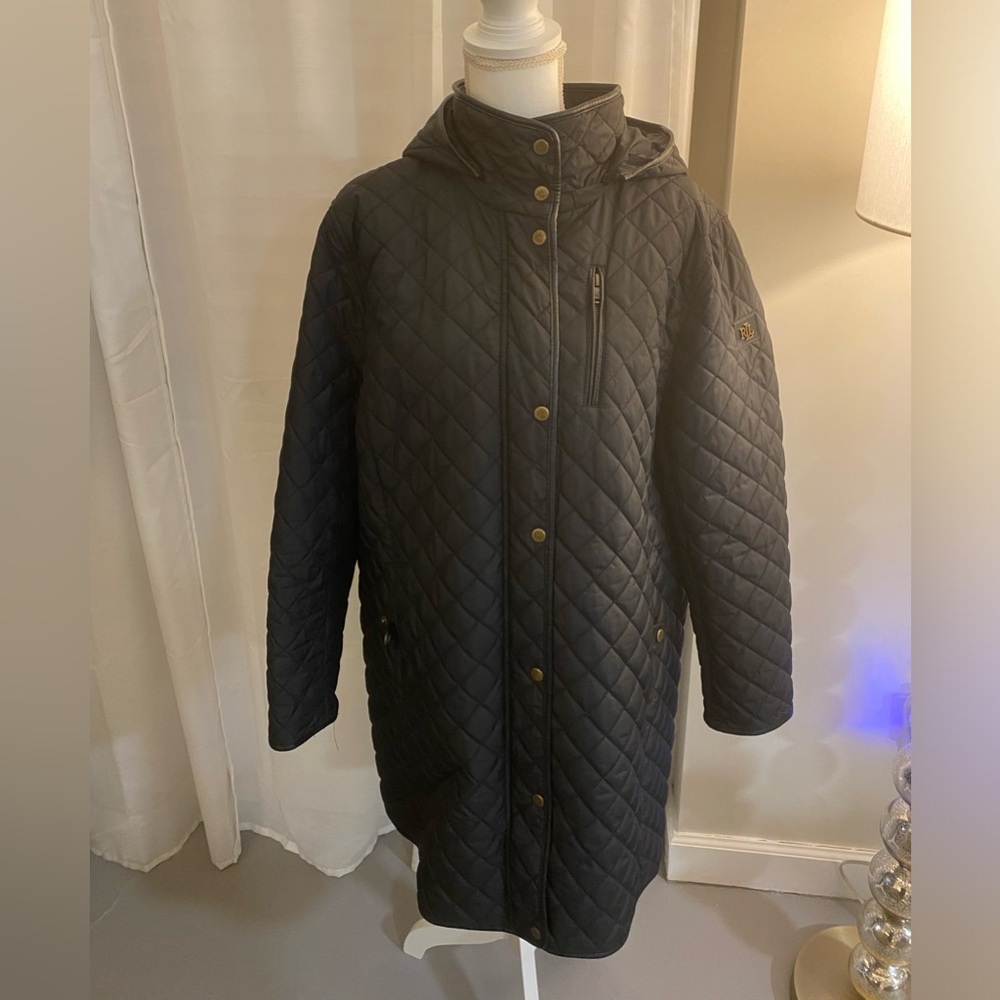 Lauren by Ralph Lauren Women’s Black Coat 1X.